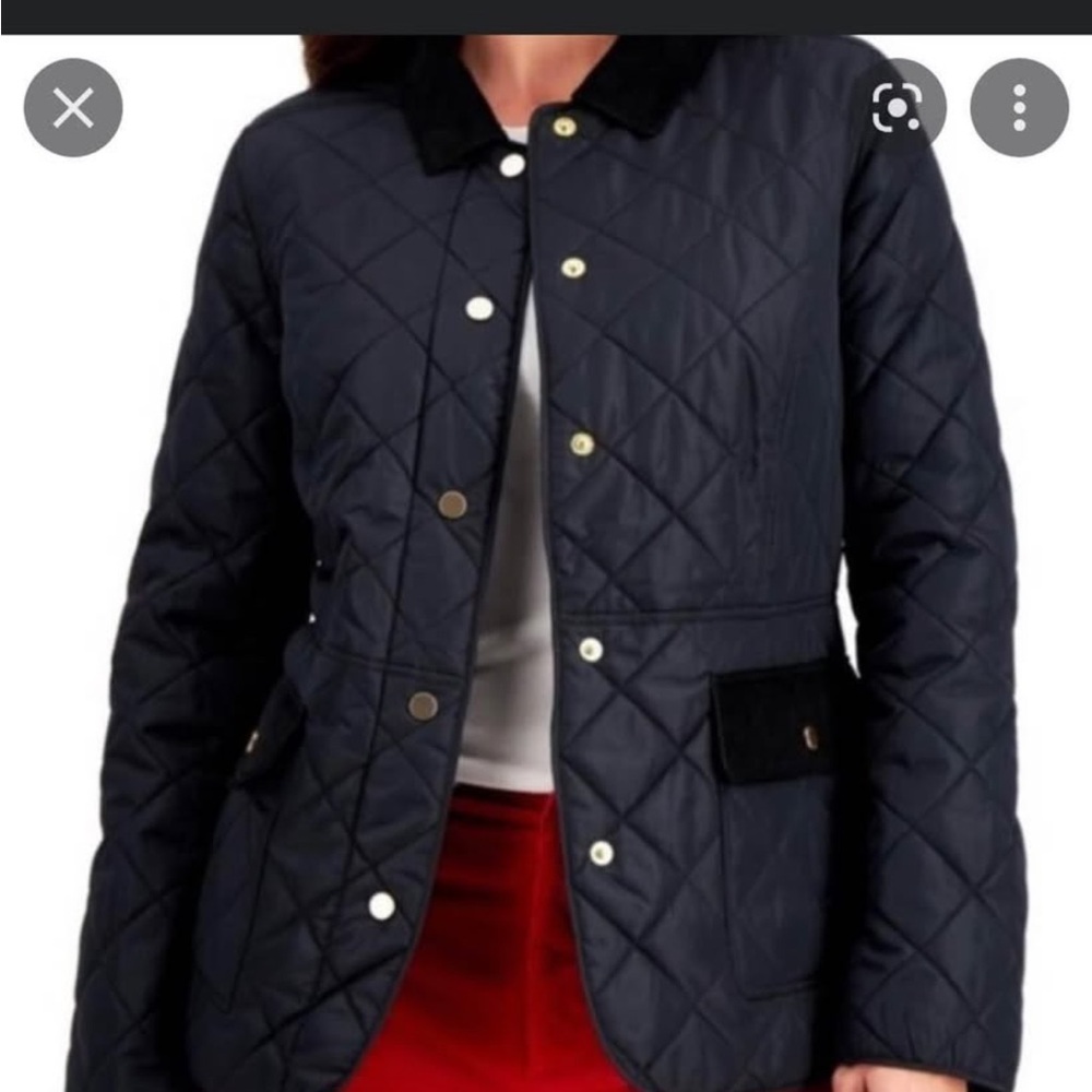 Women's Quilted Black Jacket